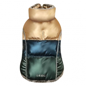 Водоустойчиво яке за кучета Croci PADDED  JACKET  RHAPSODY - с две лица